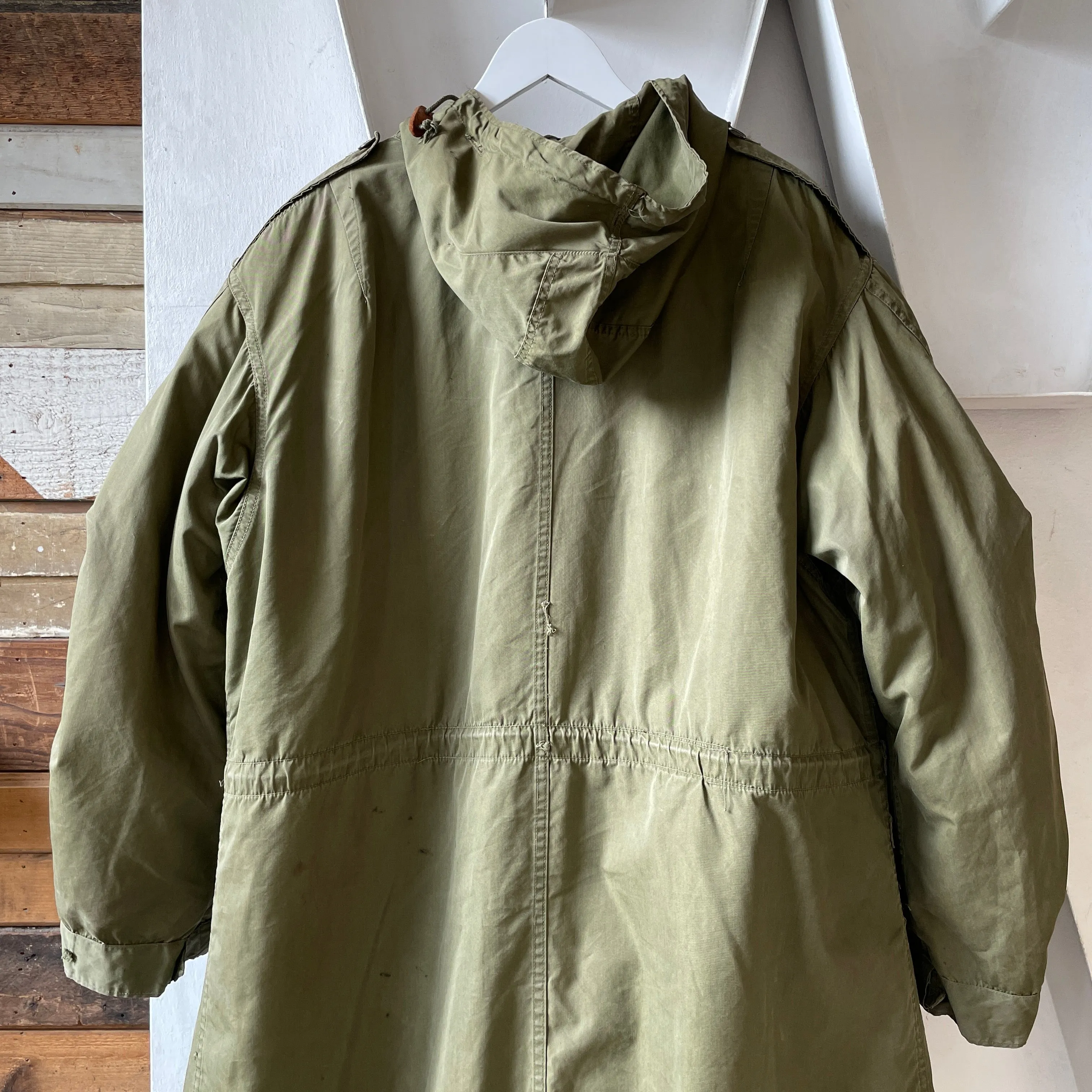50's Lined Fishtail Parka - Large