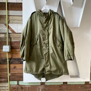 50's Lined Fishtail Parka - Large