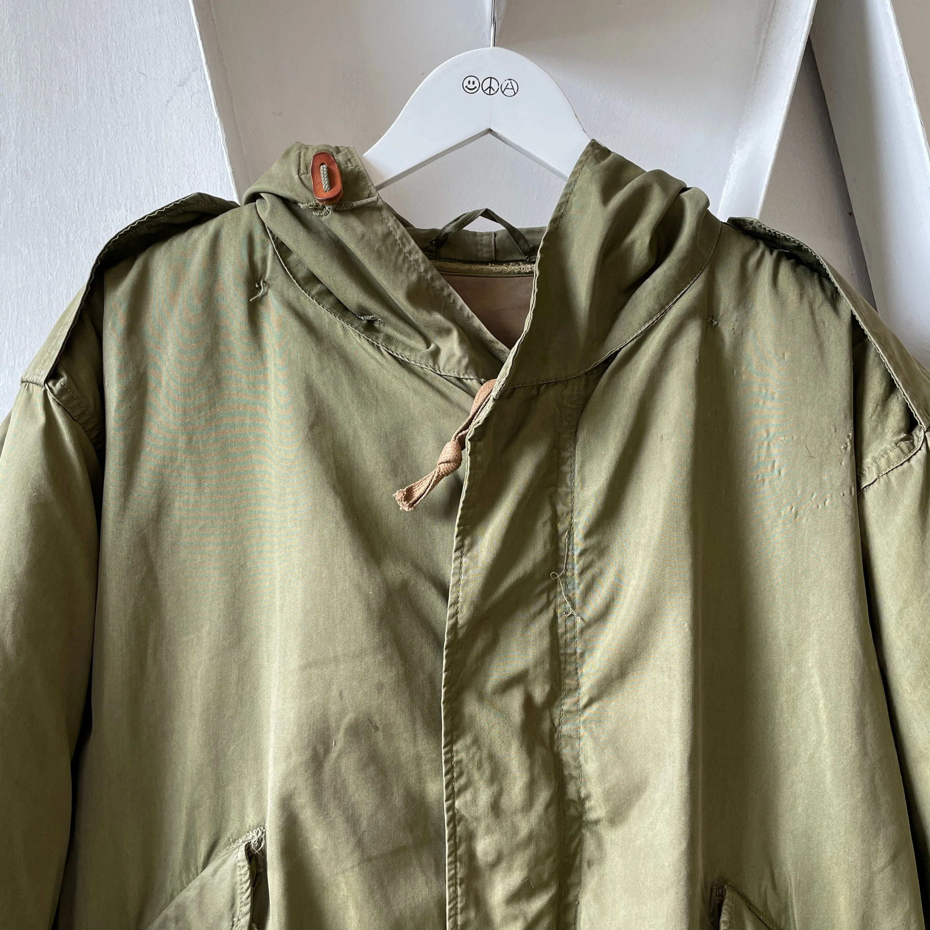 50's Lined Fishtail Parka - Large