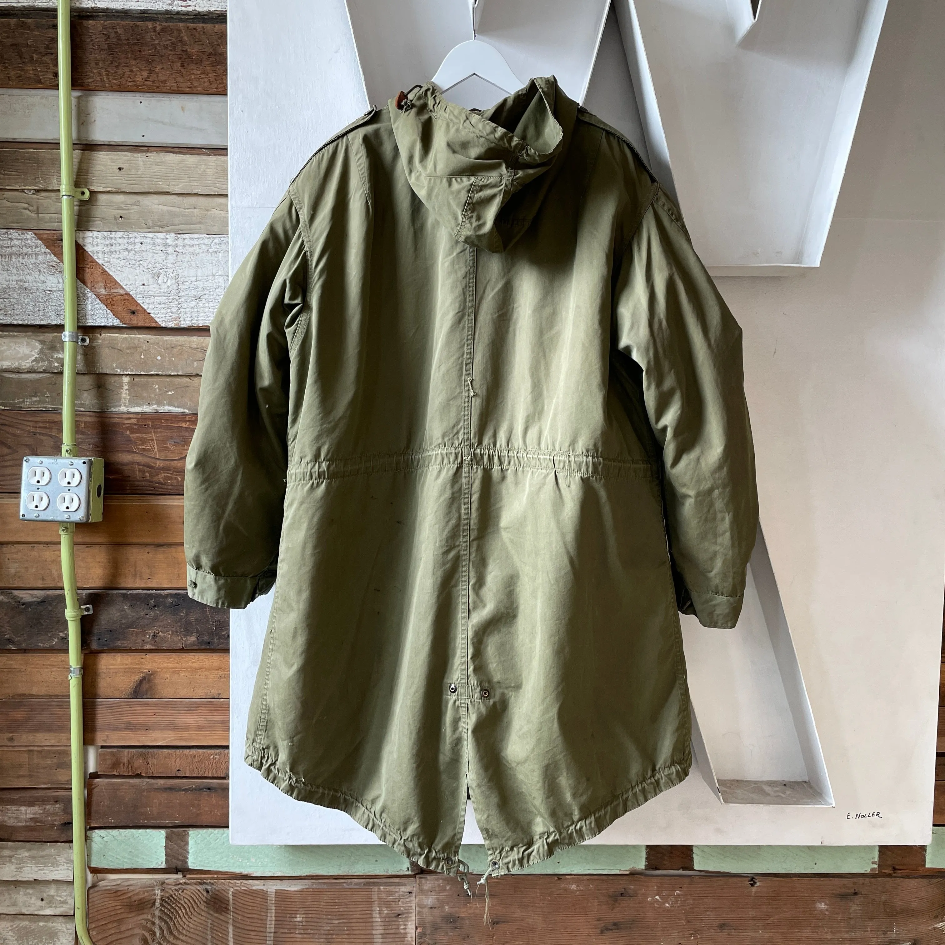 50's Lined Fishtail Parka - Large