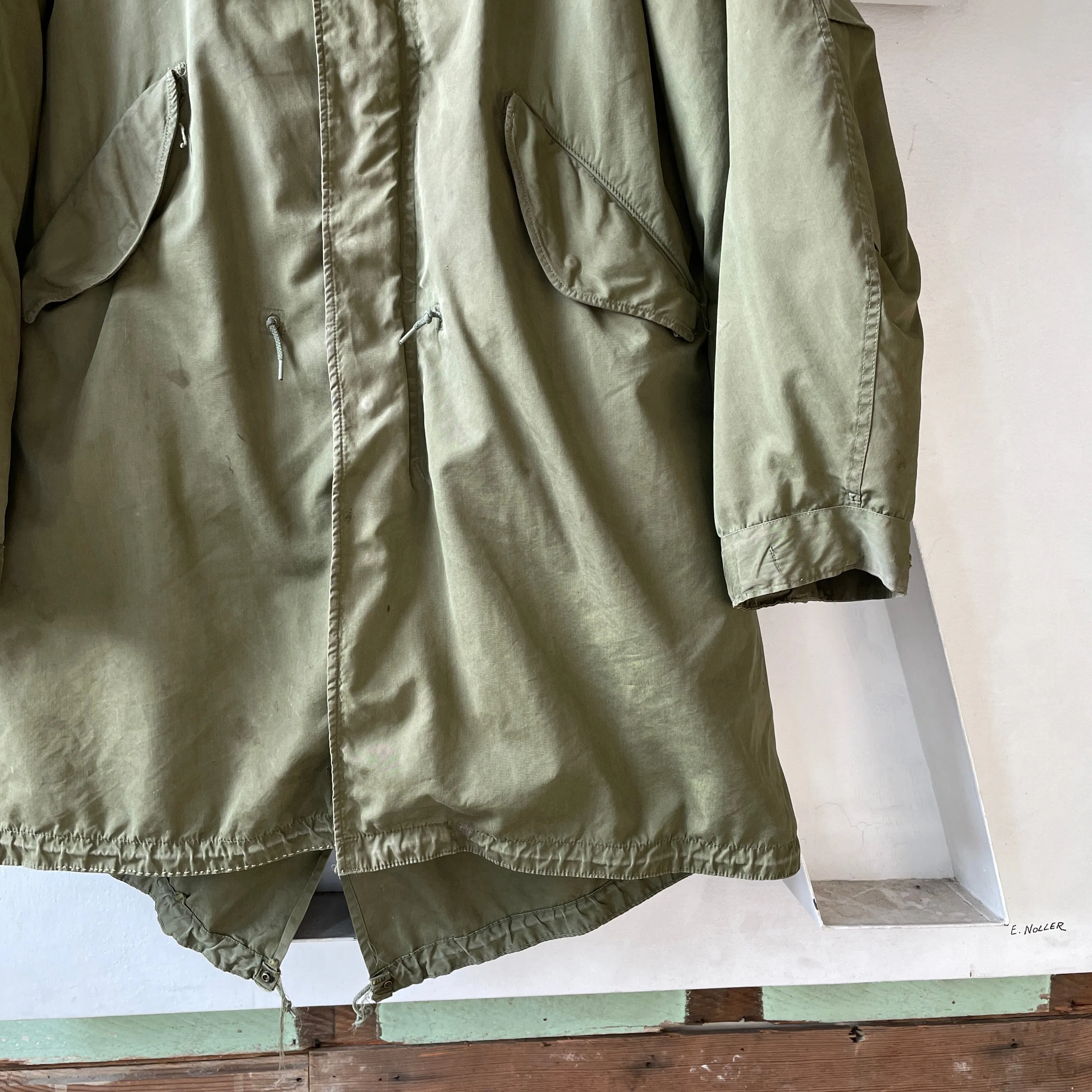 50's Lined Fishtail Parka - Large