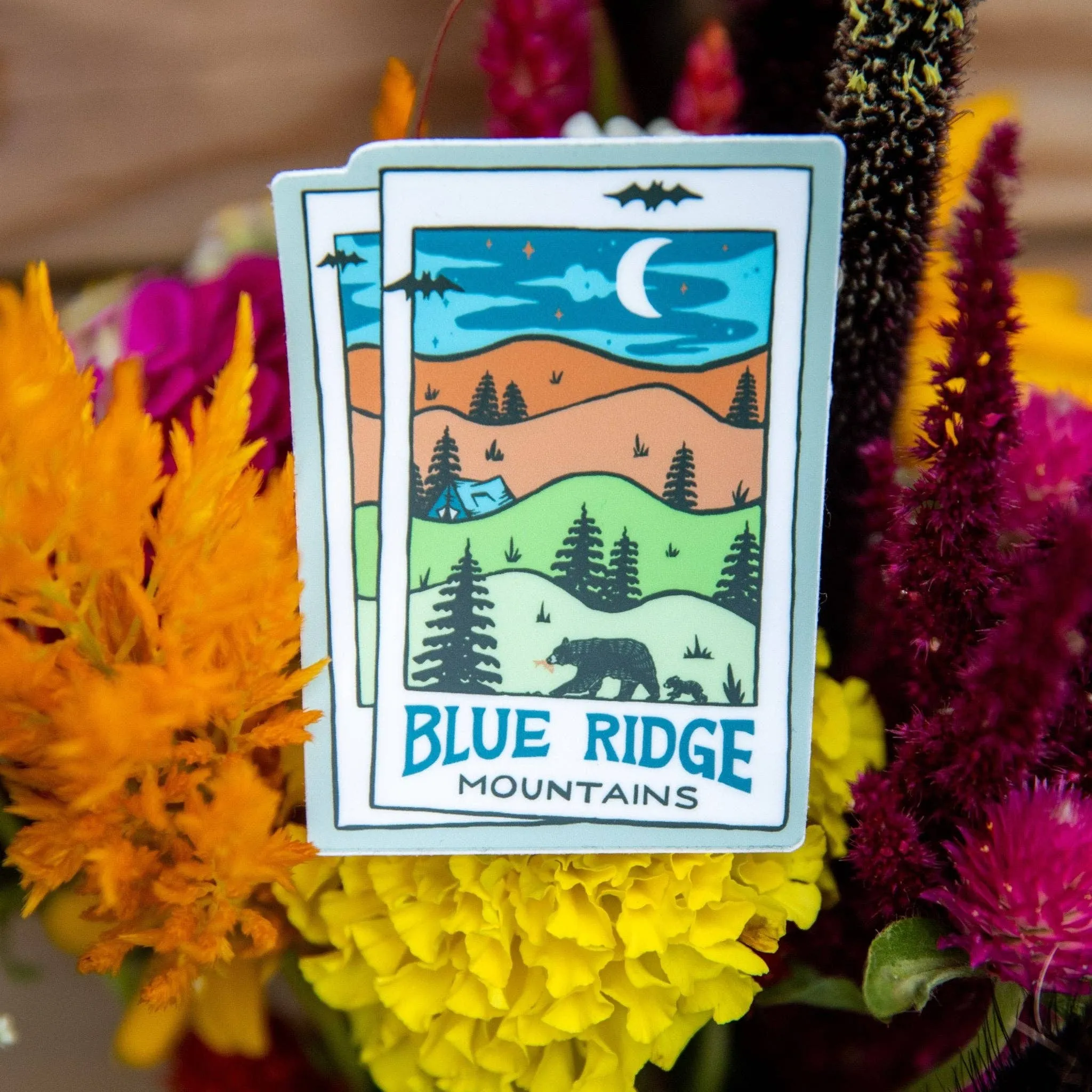 A Blue Ridge Picture (Moonlight Adventure) | Sticker