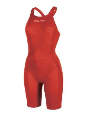 Dolfin Female Titanium Knee Suit Red
