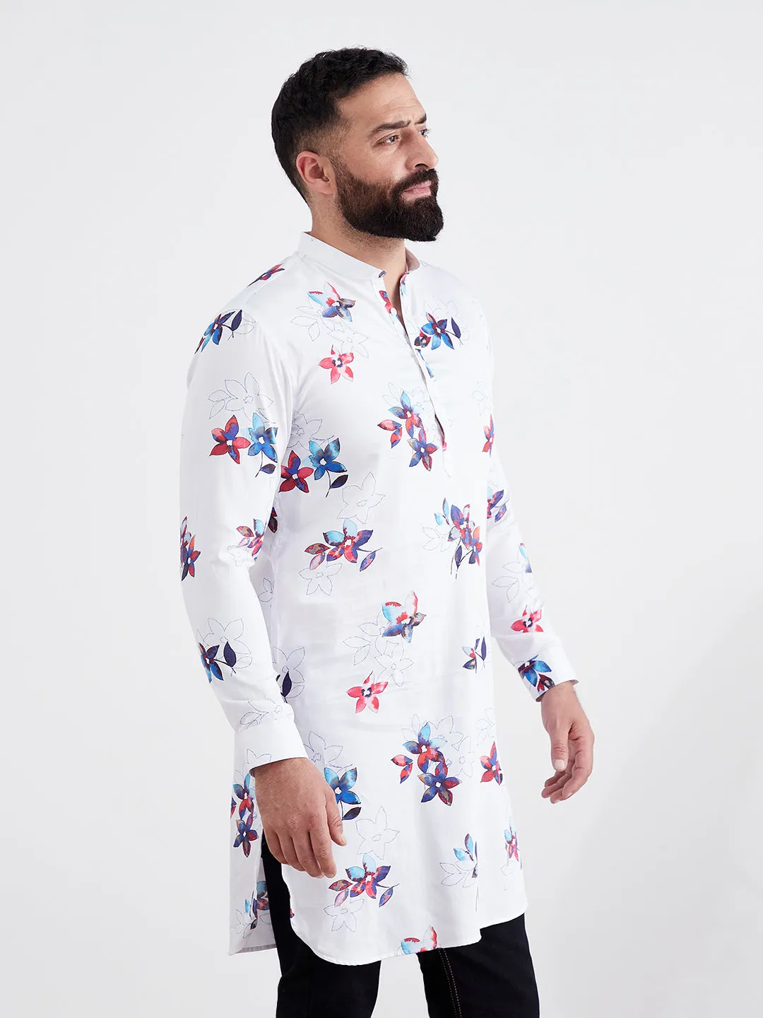 Floral Twist Tunic