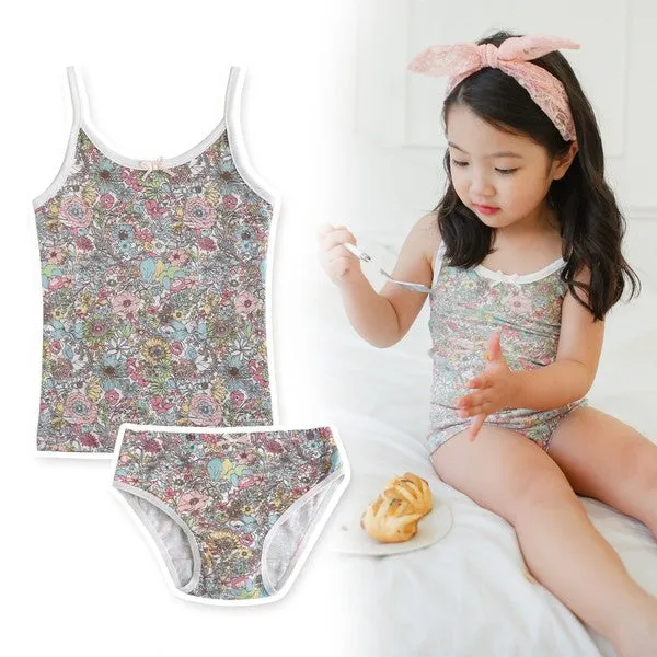 Flower Pink Underwear Set