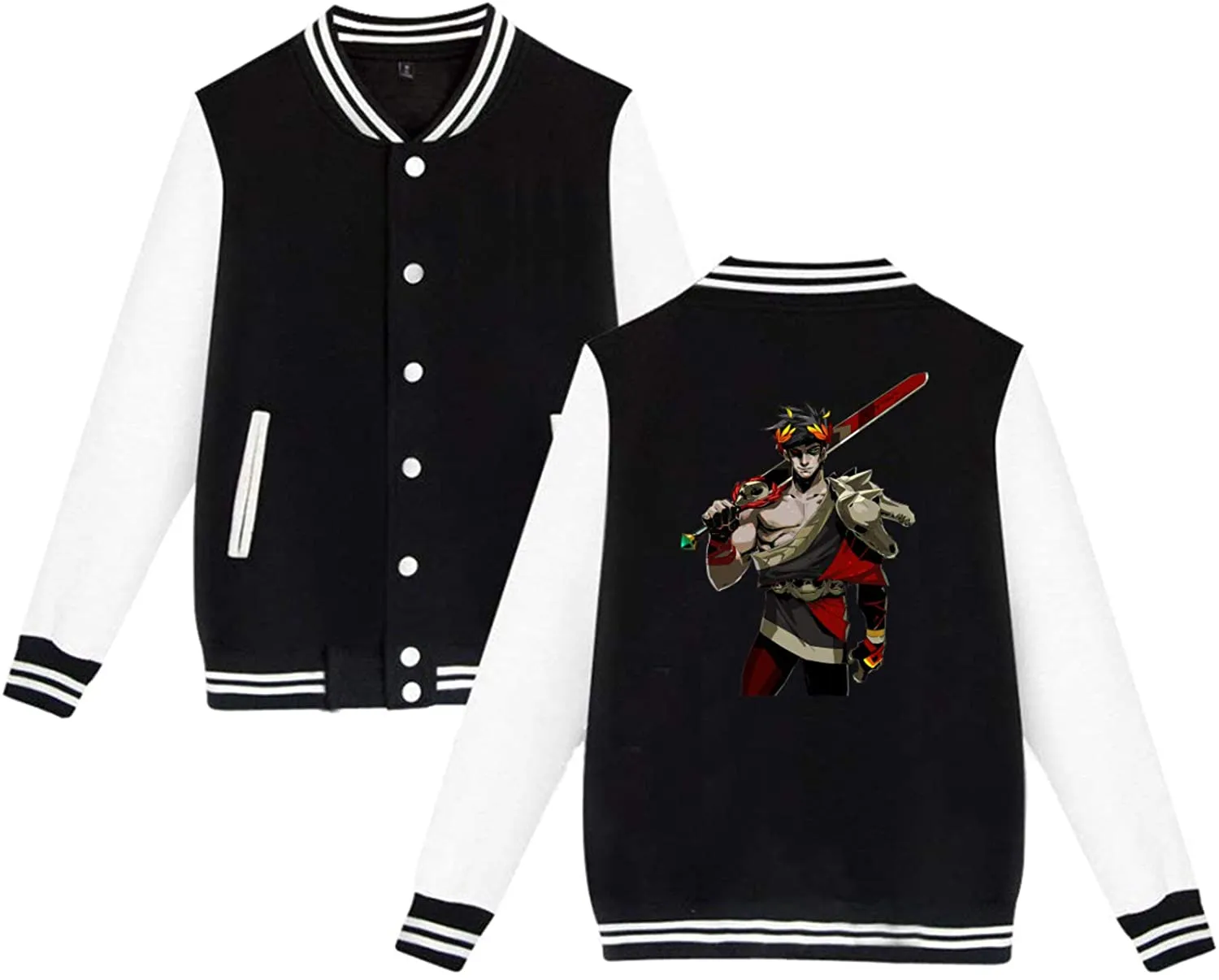 Game Hades Coat - Unisex Baseball Jacket Thermal Thin Fleece Fashion Jacket