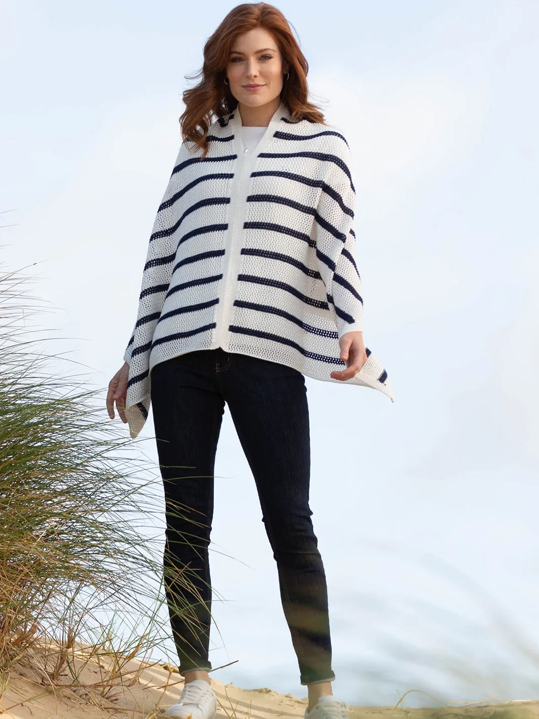 Hermitage knit poncho