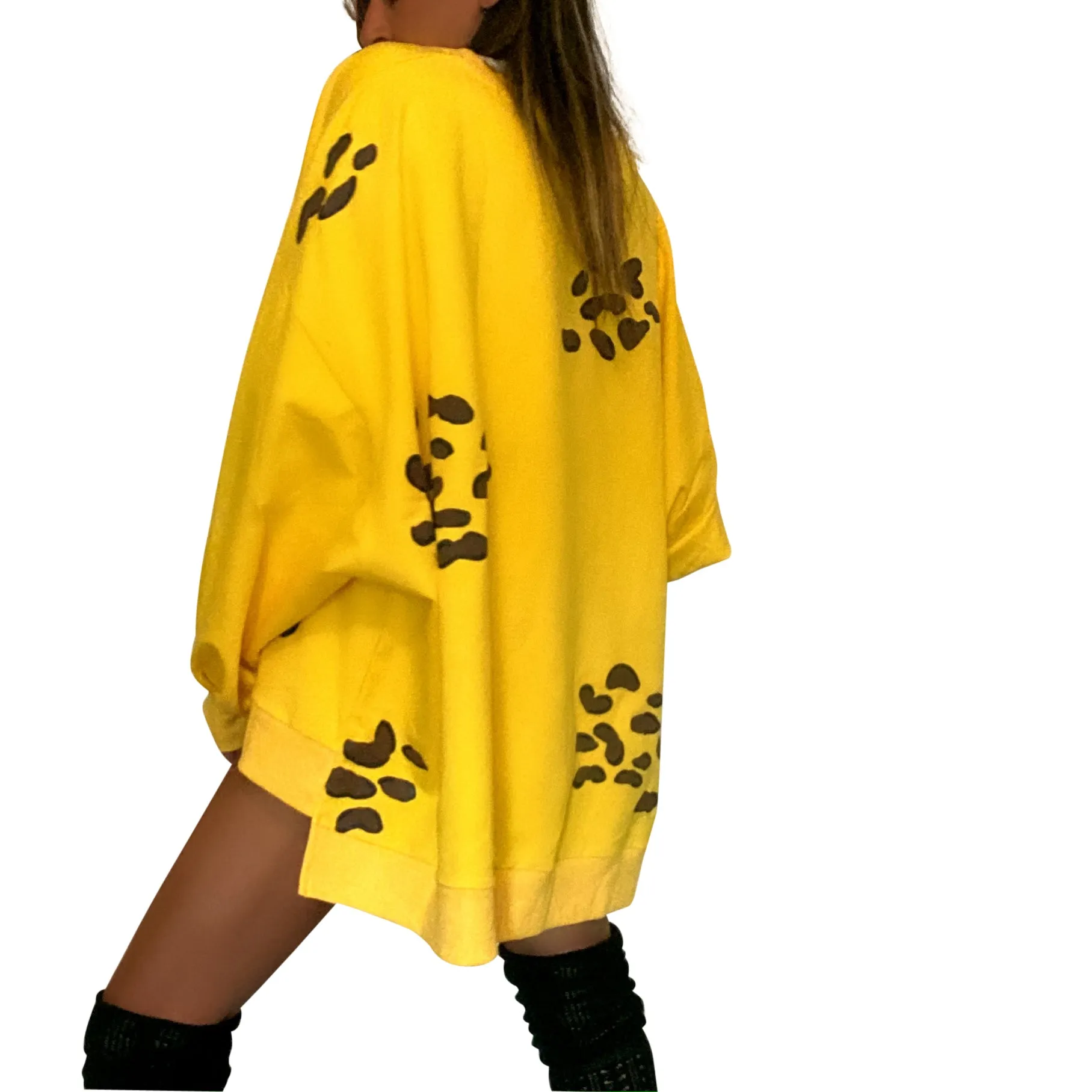 'IM A CHEETAH' PAINTED SWEATSHIRT