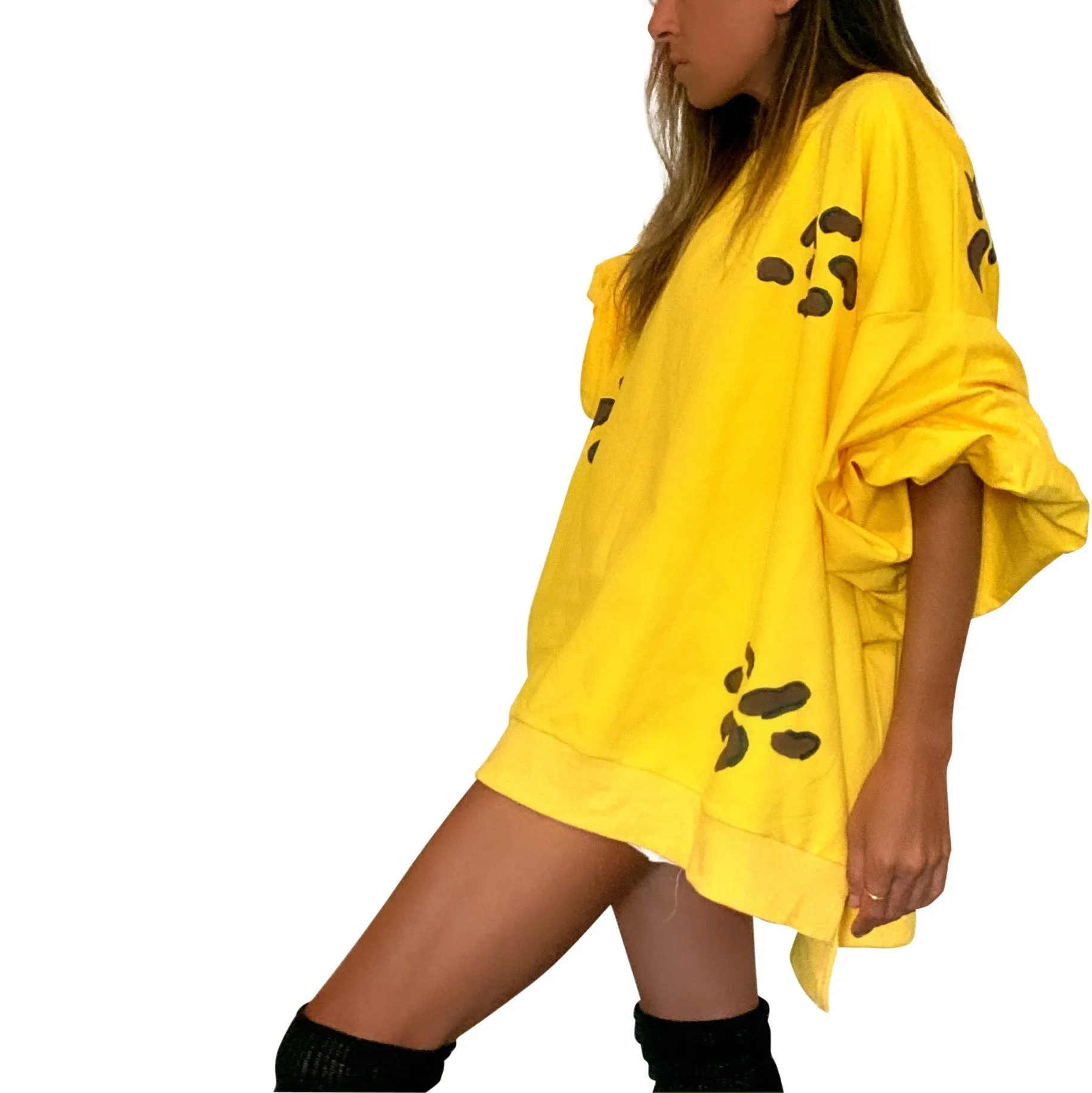 'IM A CHEETAH' PAINTED SWEATSHIRT