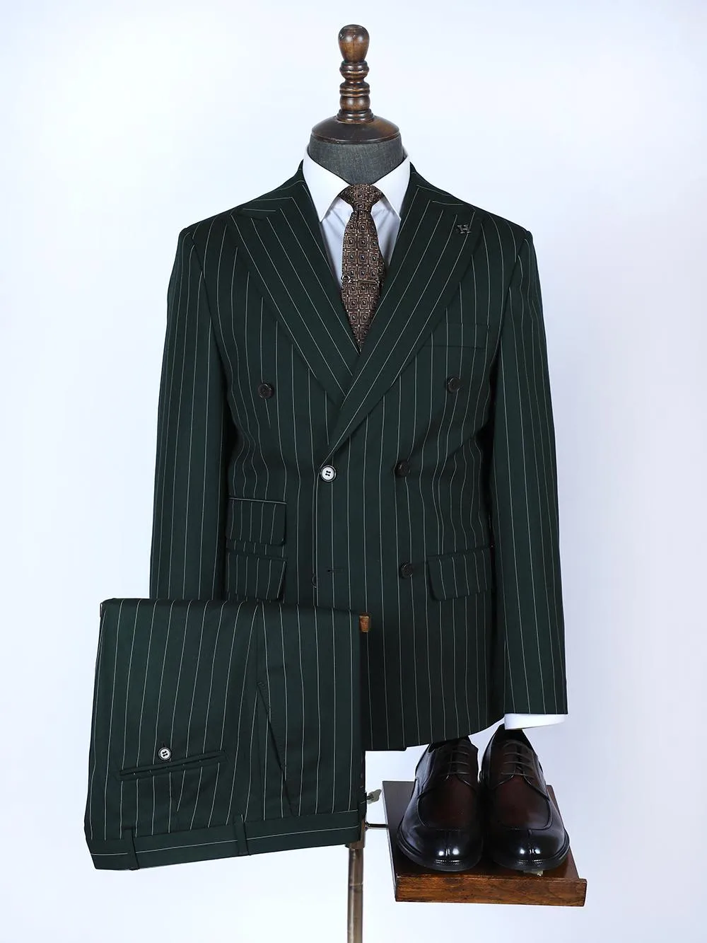Jasiah Green Set Blazer Linen Suit