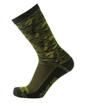 Lightweight Waterproof Crosspoint Socks Forest Camo by Showers Pass