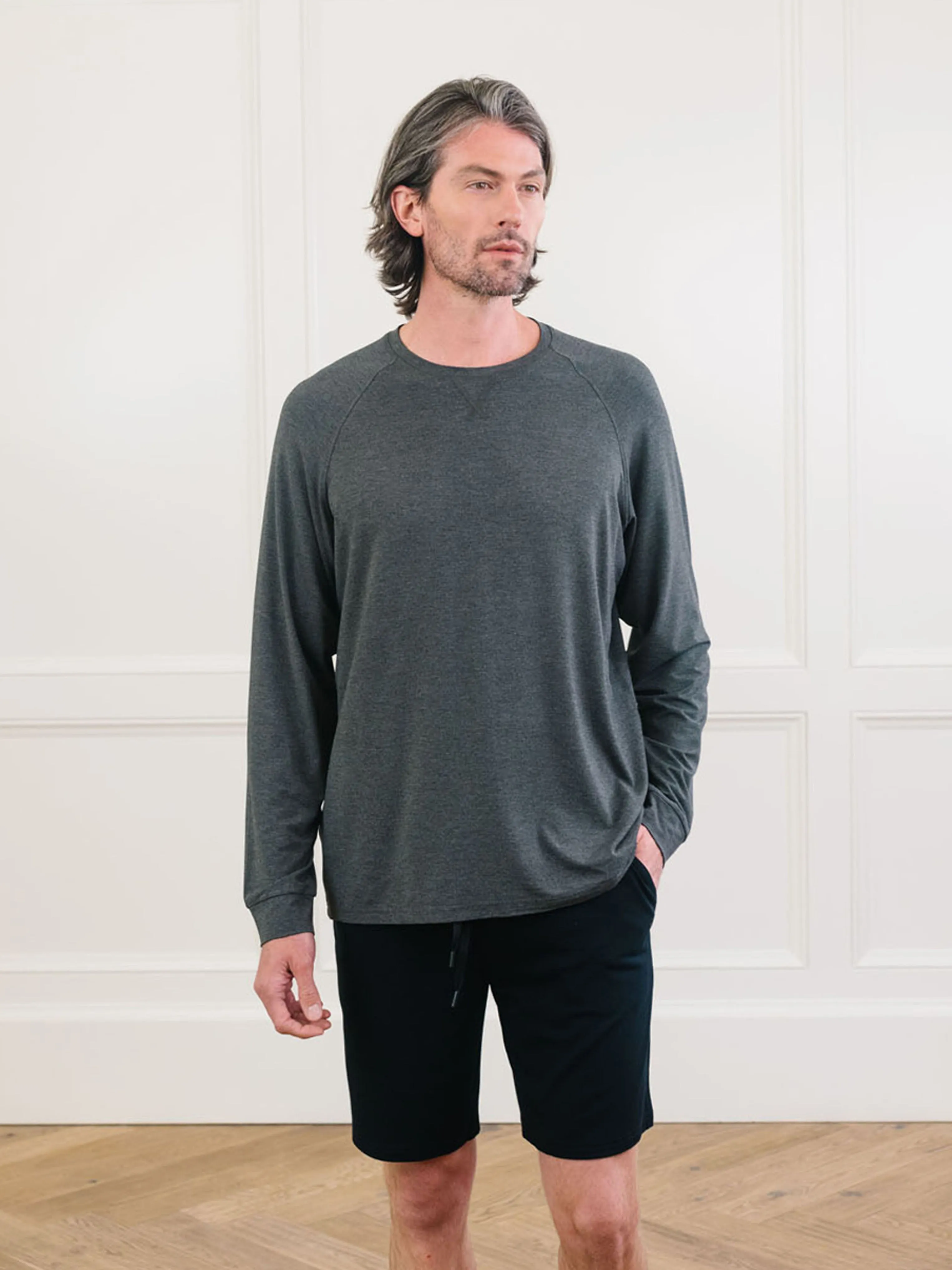 Men's Bamboo Stretch-Knit Long Sleeve
