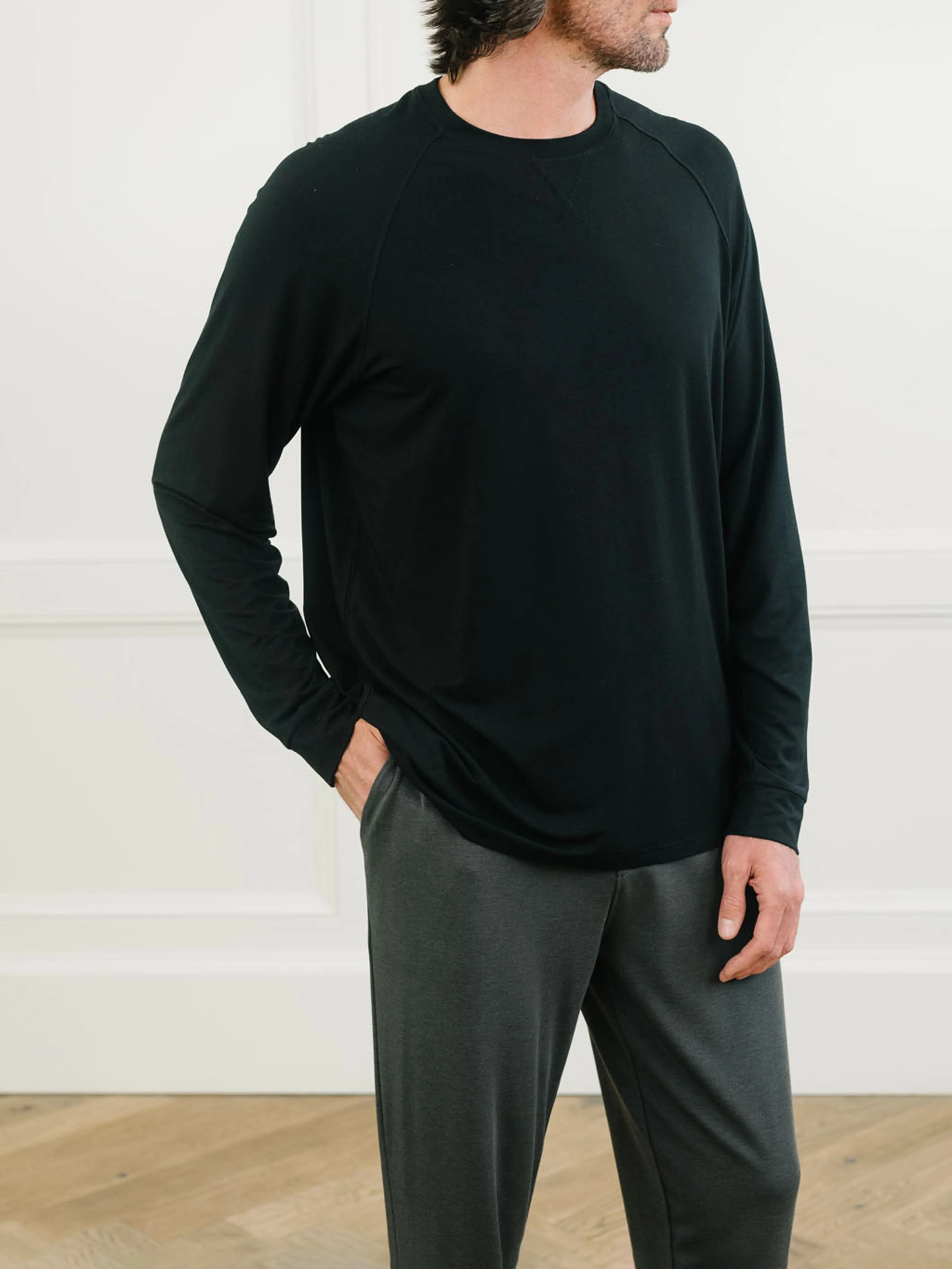 Men's Bamboo Stretch-Knit Long Sleeve