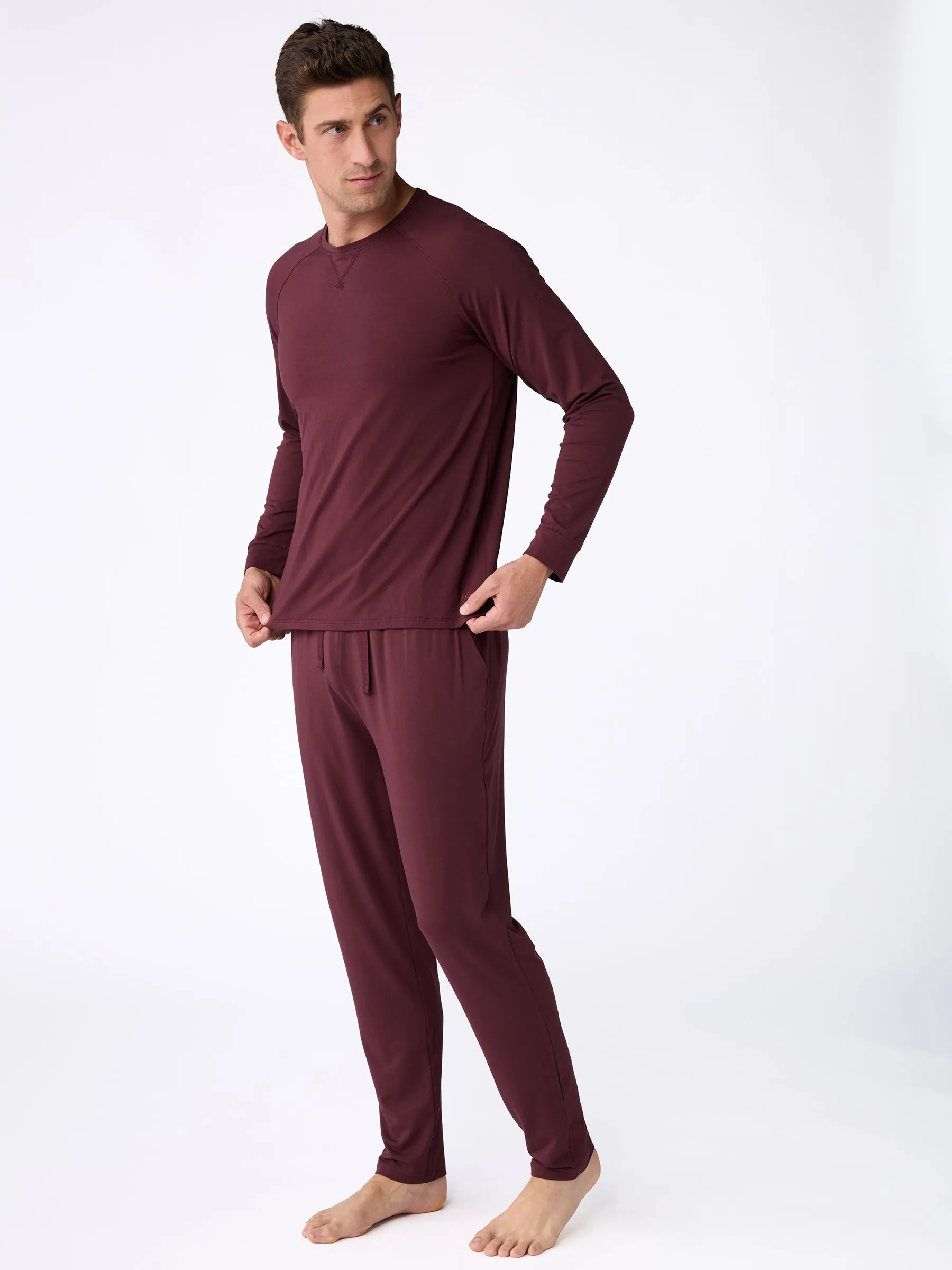 Men's Bamboo Stretch-Knit Long Sleeve