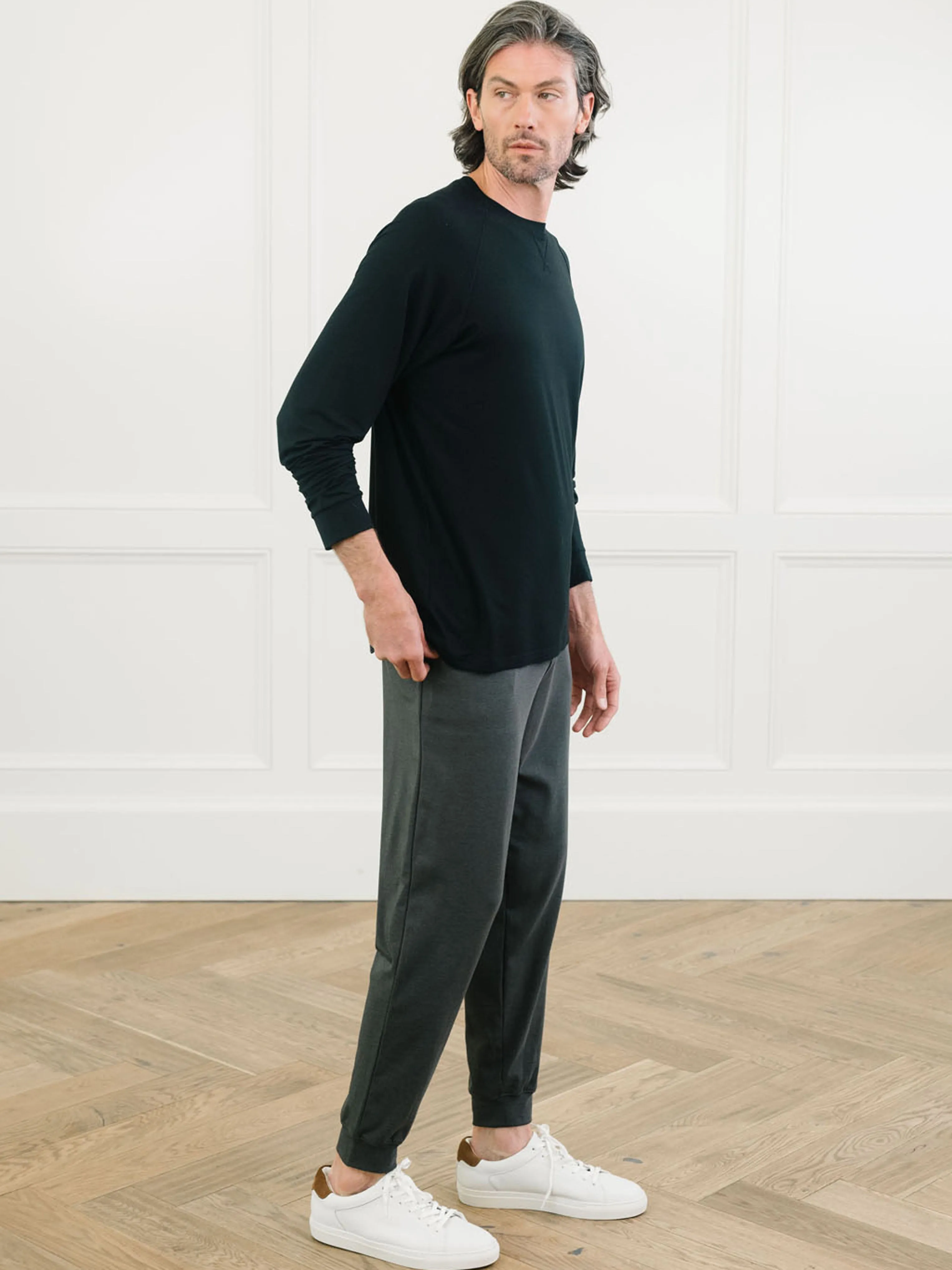 Men's Bamboo Stretch-Knit Long Sleeve