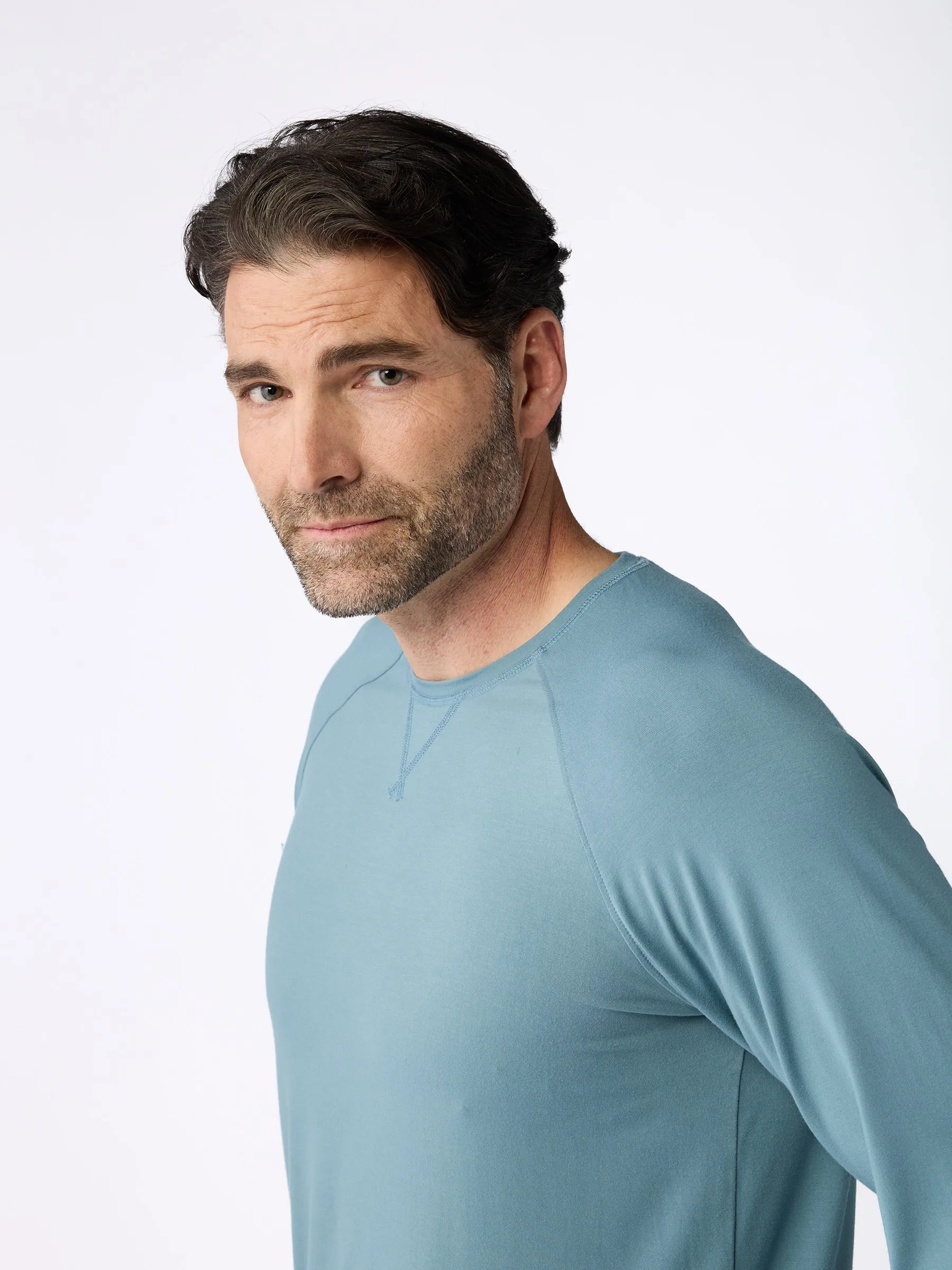 Men's Bamboo Stretch-Knit Long Sleeve