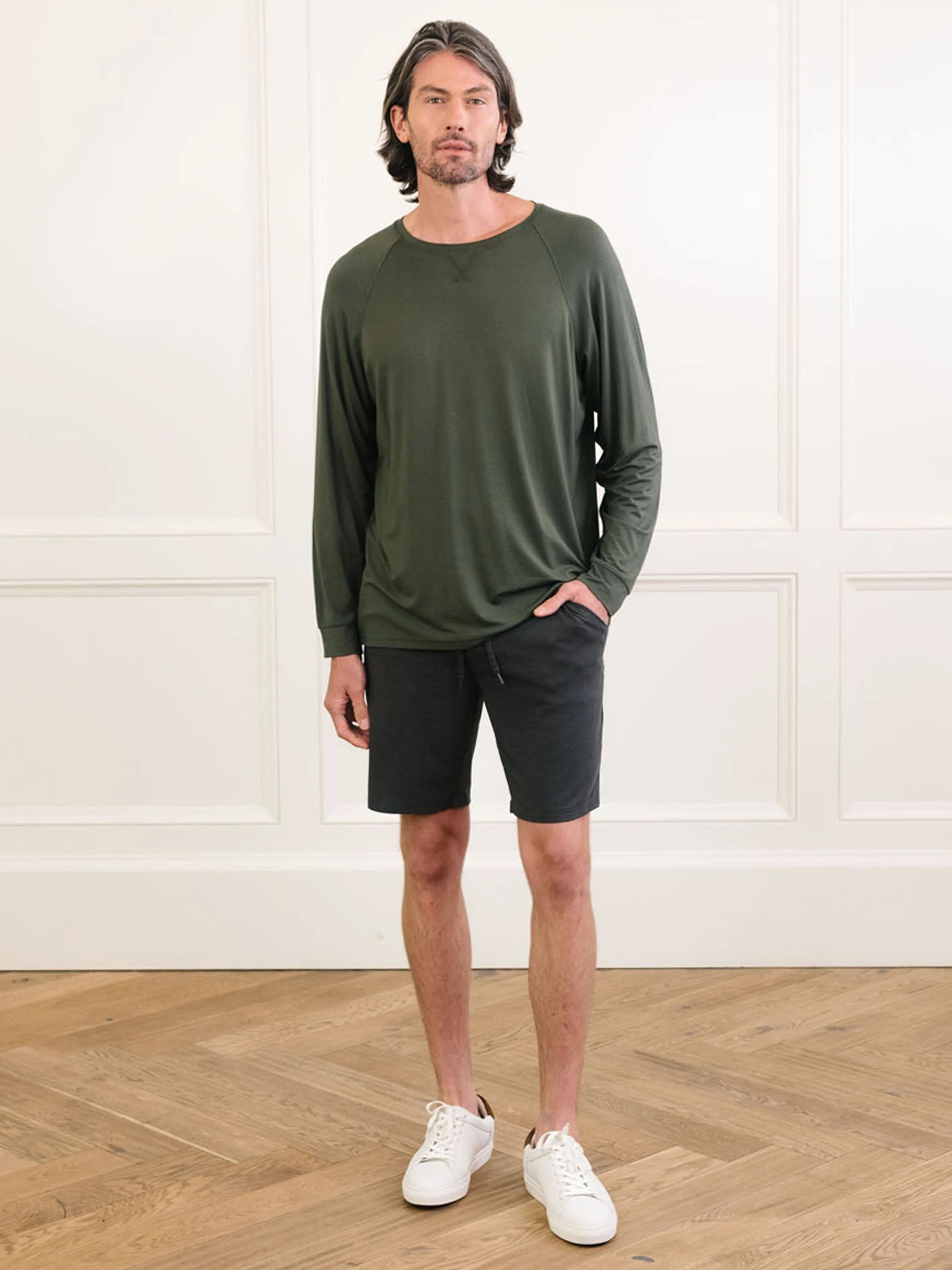 Men's Bamboo Stretch-Knit Long Sleeve