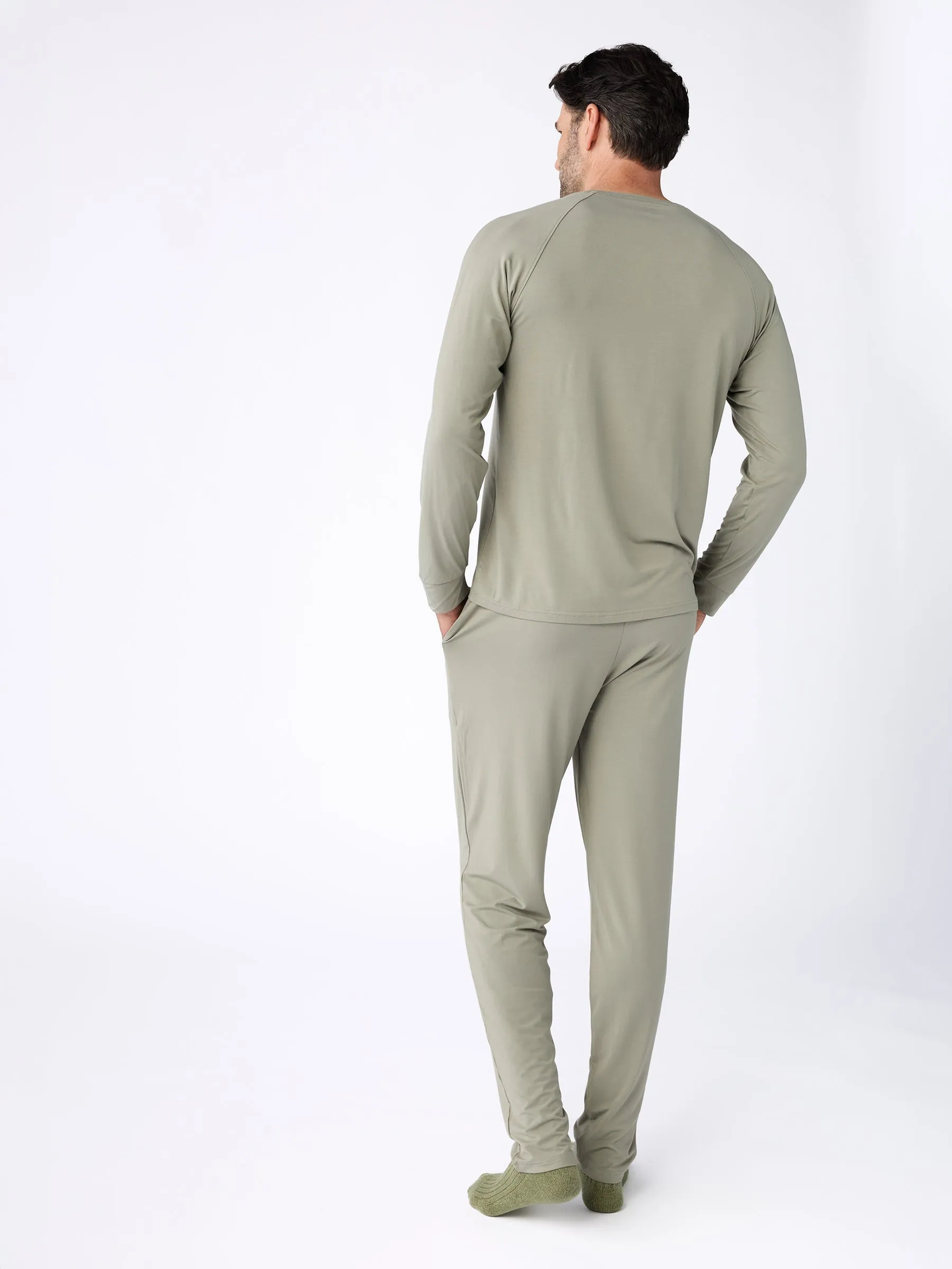 Men's Bamboo Stretch-Knit Long Sleeve