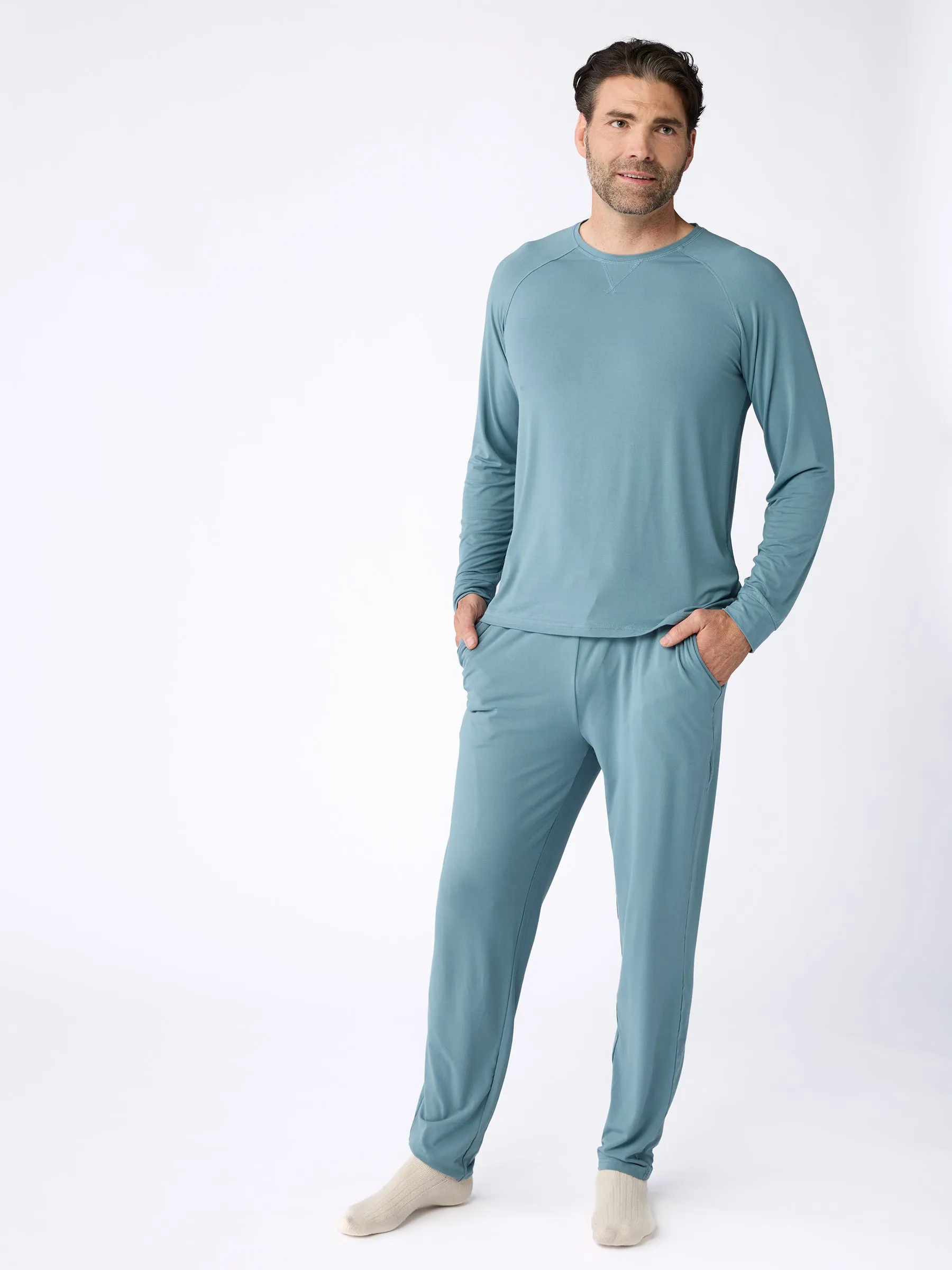 Men's Bamboo Stretch-Knit Long Sleeve