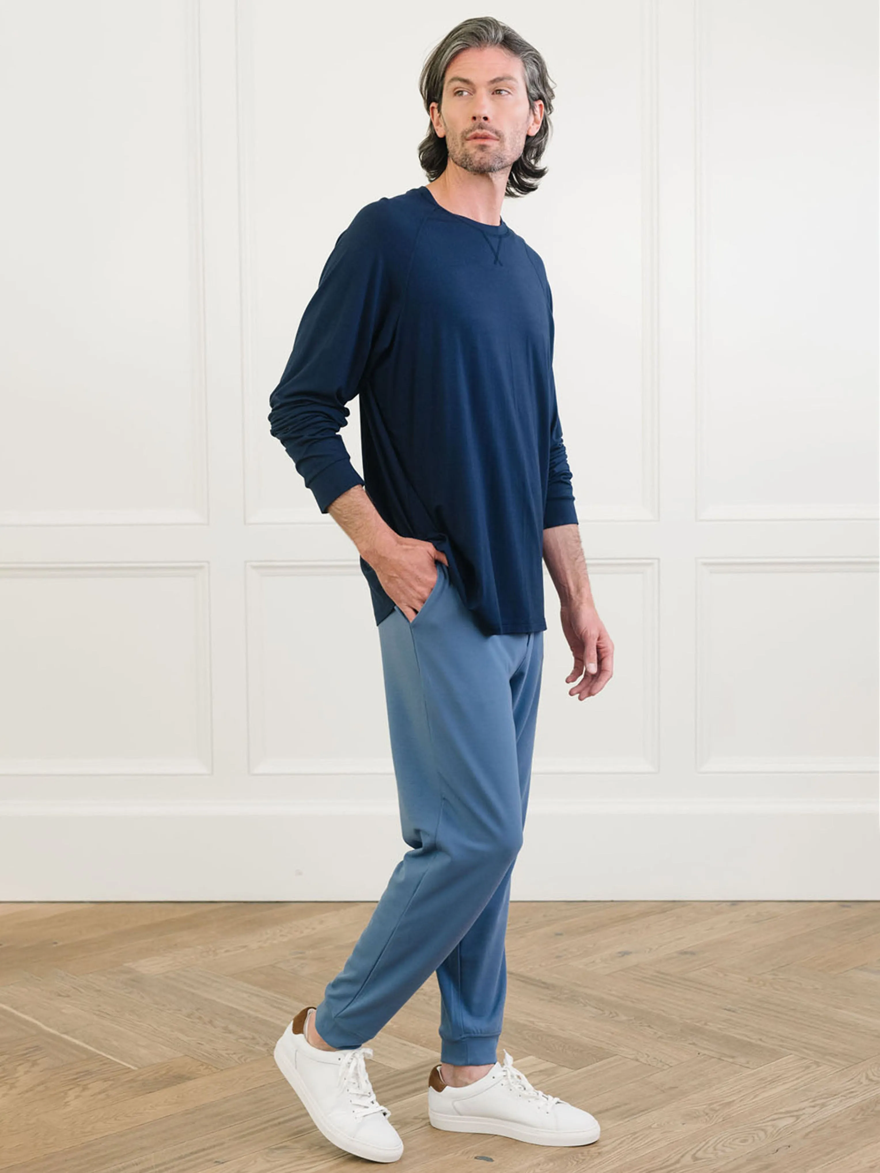 Men's Bamboo Stretch-Knit Long Sleeve