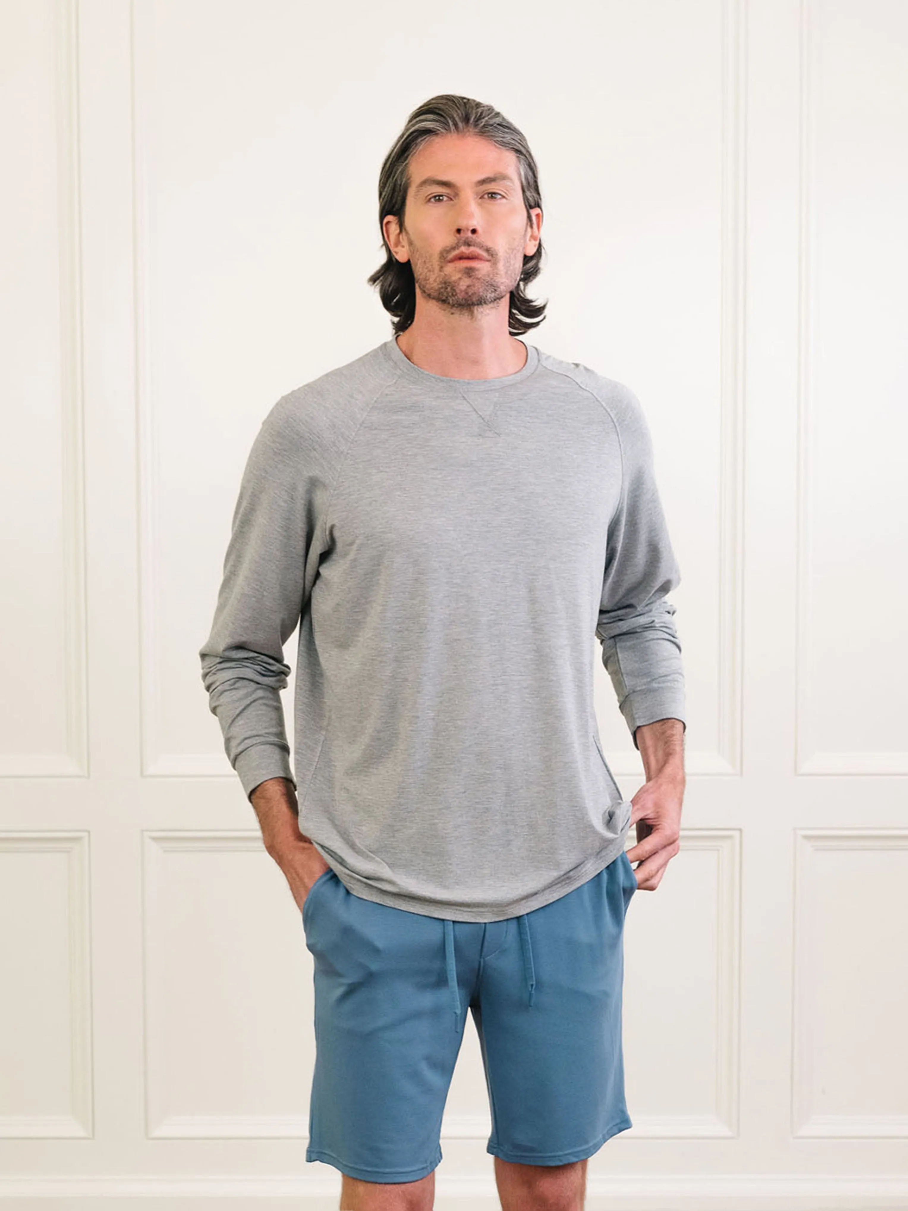 Men's Bamboo Stretch-Knit Long Sleeve