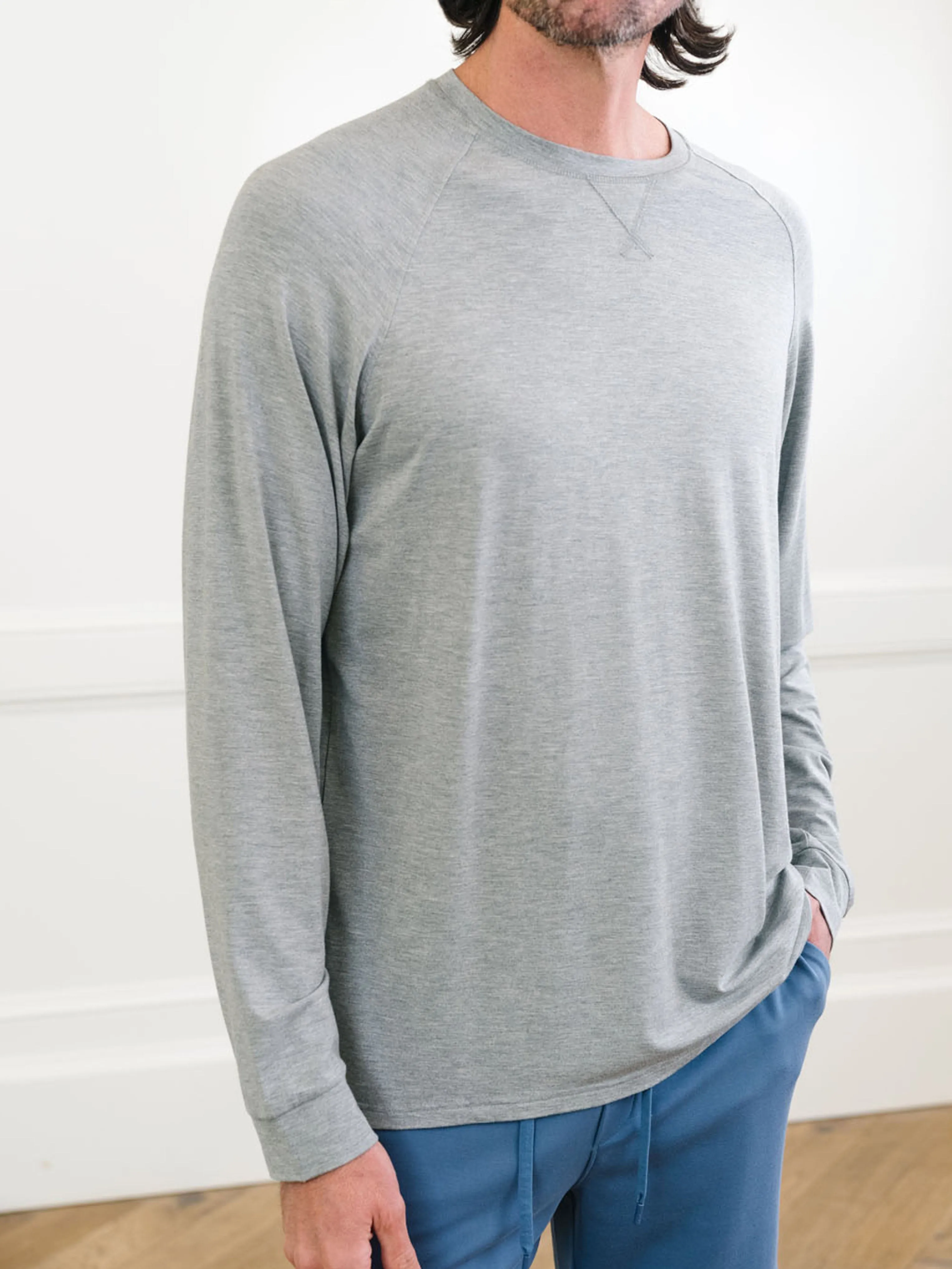 Men's Bamboo Stretch-Knit Long Sleeve