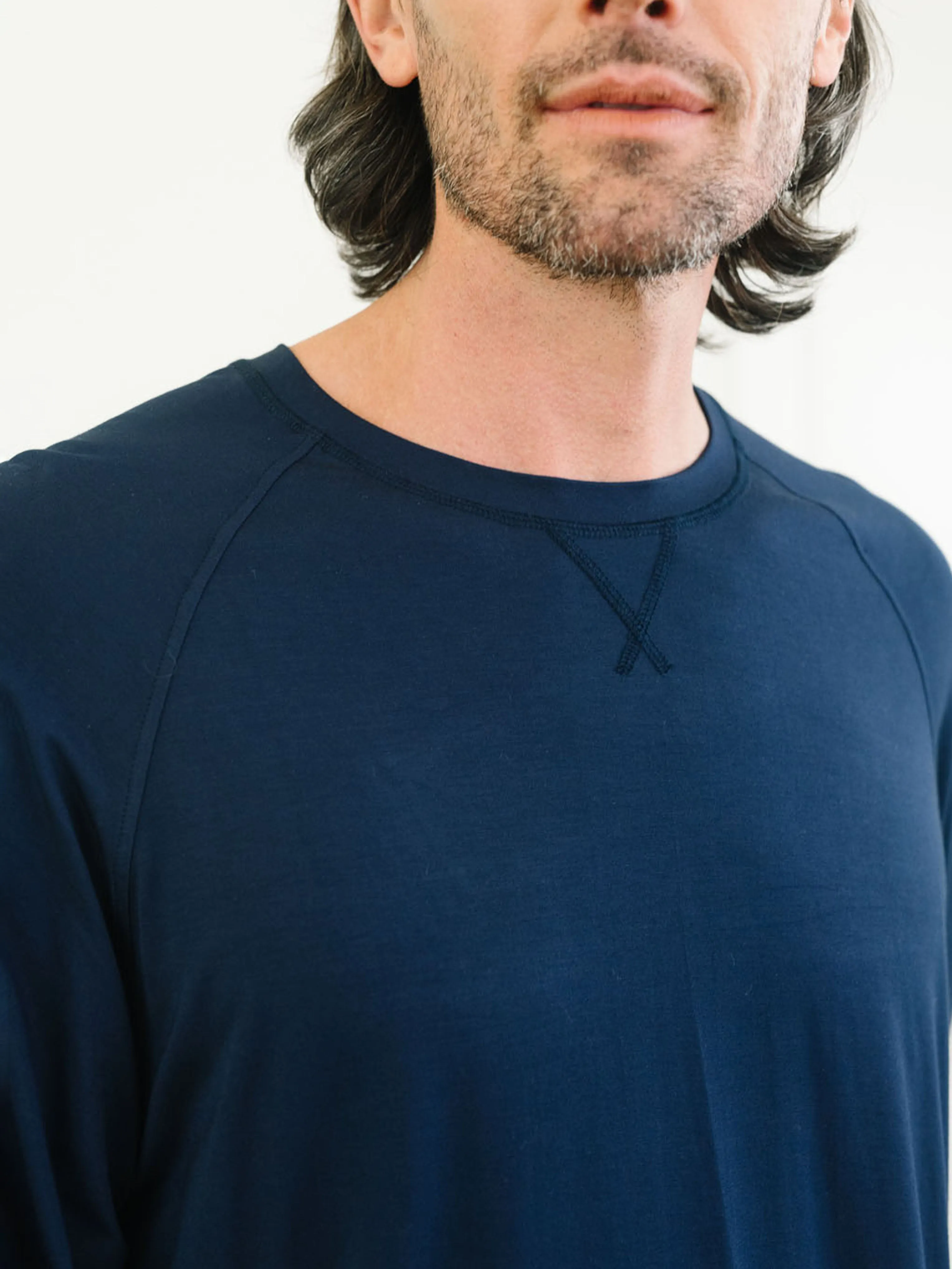 Men's Bamboo Stretch-Knit Long Sleeve