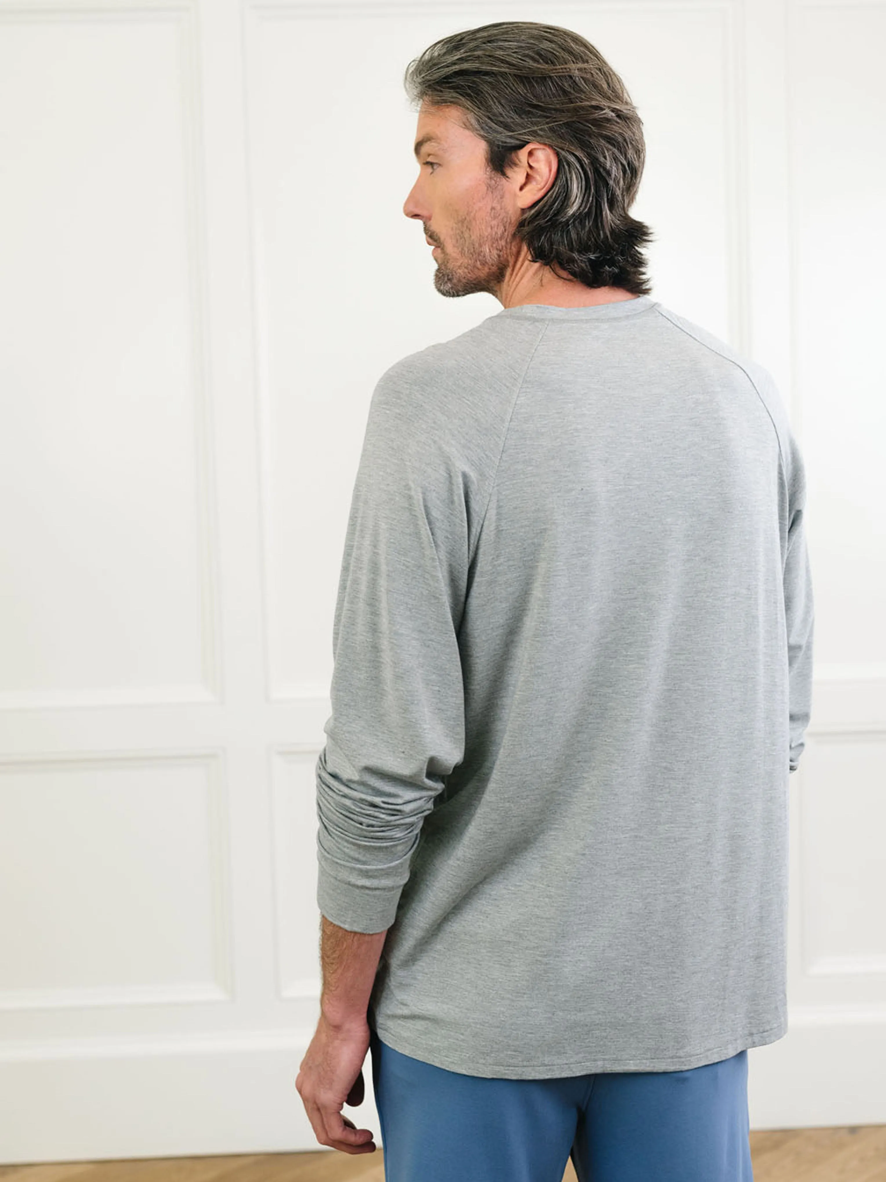 Men's Bamboo Stretch-Knit Long Sleeve