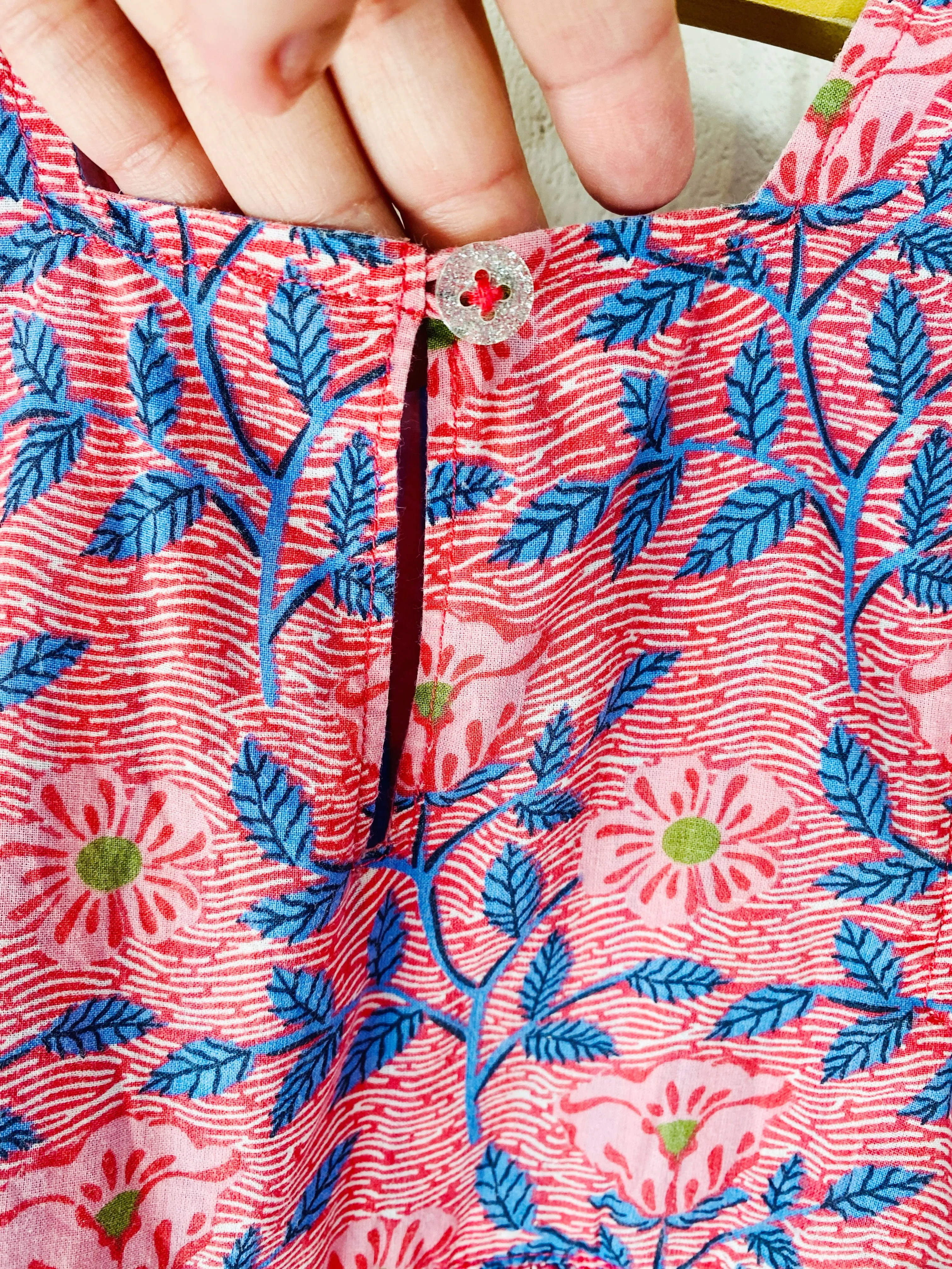 Pink Chicken Floral Ruffle Dress, 4 years