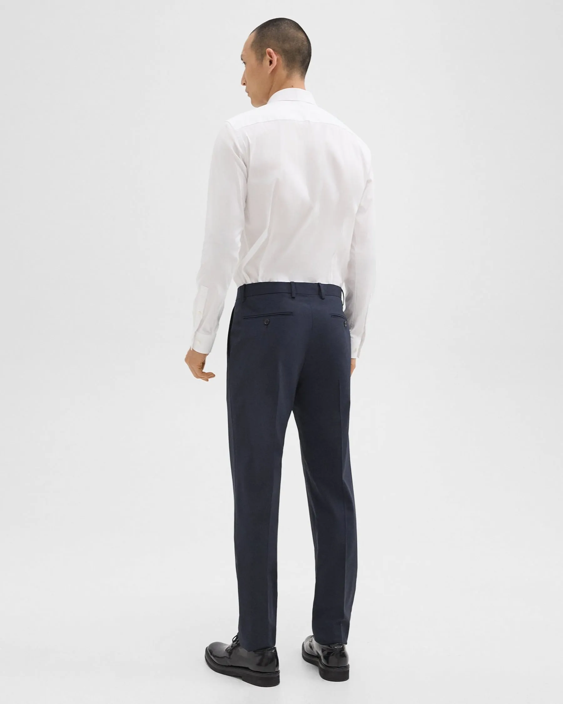 Theory Mayer Pant in Stretch Wool - Navy