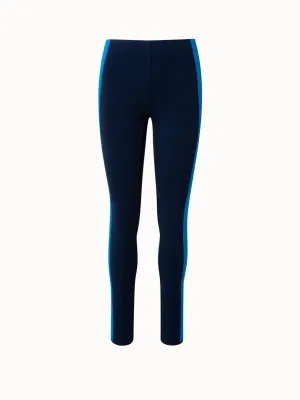 Thermal Fleece Leggings with Stripe Detail
