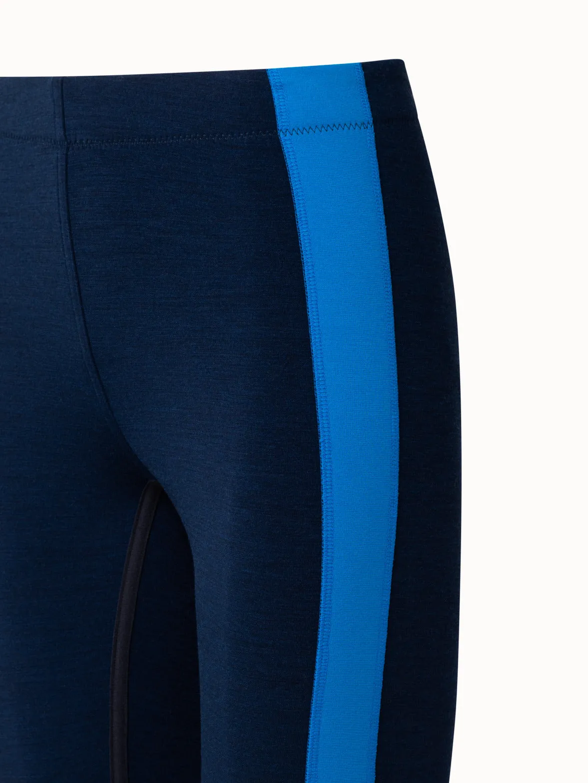 Thermal Fleece Leggings with Stripe Detail