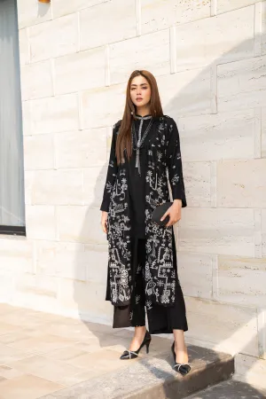 VOGUE VISTAS LINEN EMBROIDERED DRESS BY ZAIWA ZB2