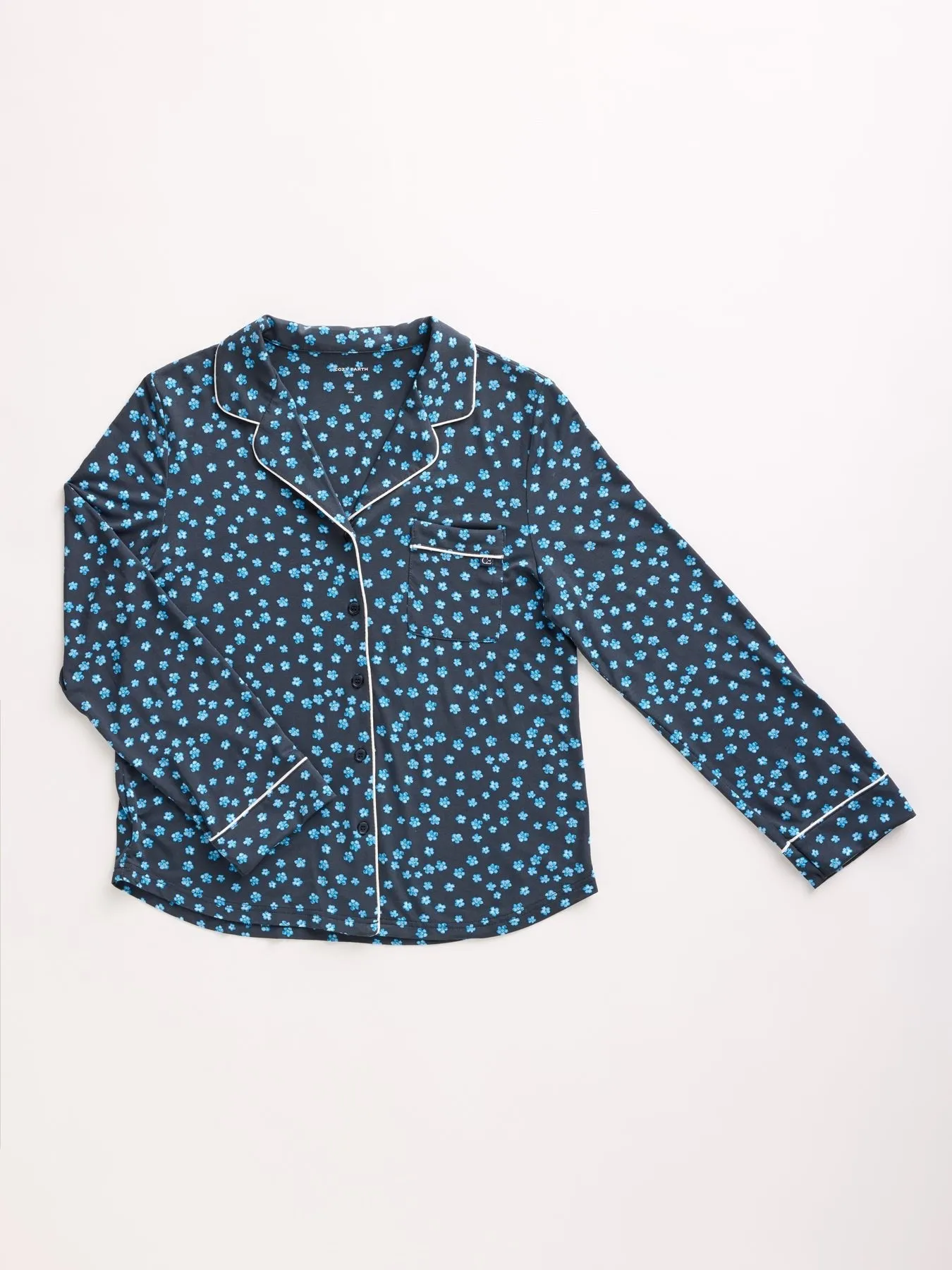 Women's Bamboo Stretch-Knit Long Sleeve Pajama Top
